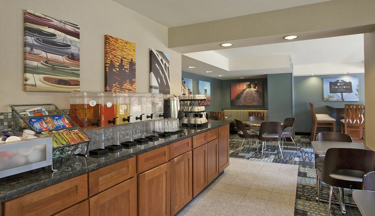 Georgetown Suites — Lobby Transformation before